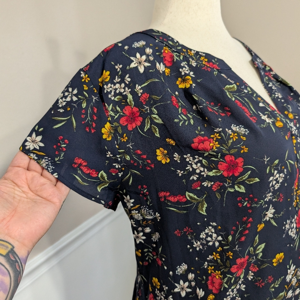 2/$10 Papermoon Reece Mixed Media Blouse - Picture 4 of 7